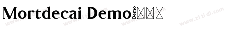 Mortdecai Demo字体转换